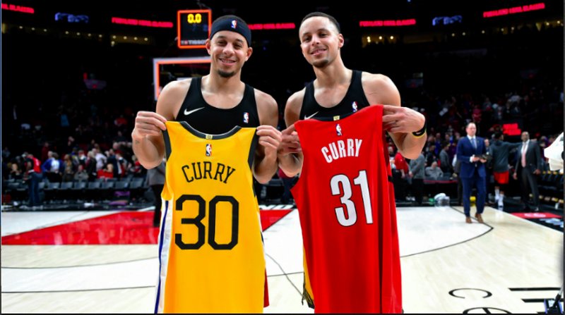 Seth Curry och Steph Curry Seth Curry och Steph Curry
